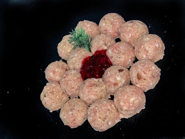 Sausage Stuffing & Cranberry Balls